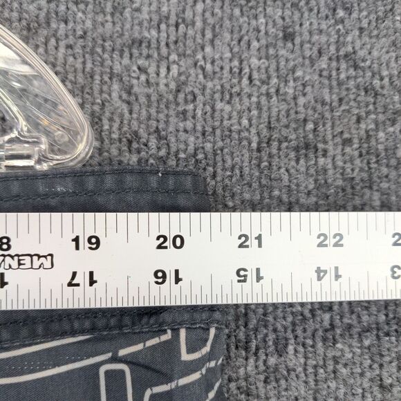 MMA Elite Athletic Shorts Mens Size XL Gray Geometric Dragon Pattern - Picture 4 of 15